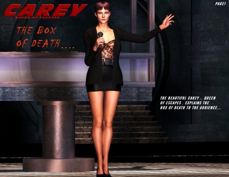 The Box of Death [2020, Carey Queen of Escapes, horror, 3D porn comic, Carey Queen of Escapes]