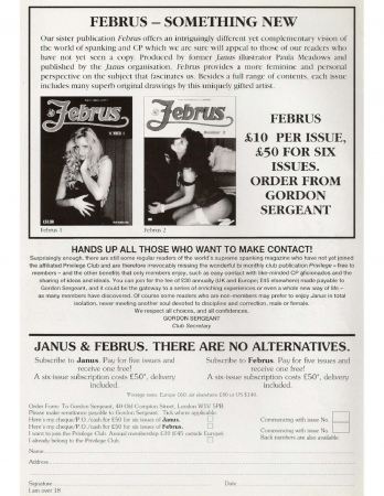 New Janus 103 [New Janus, Bdsm magazines,  Spanking, Classic BDSM magazine, Corporal Punishment]