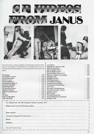 New Janus 032 [New Janus,  Spanking, Bdsm magazines, Classic BDSM magazine, Corporal Punishment]