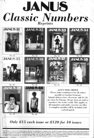 Janus Correspondence Special [Janus Special, Bdsm magazines, Classic BDSM magazine,  Spanking, Corporal Punishment]