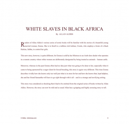 Novel Collection - Allan Aldiss - White Slaves in Black Africa [dofantasy, Blood, Execution, Drawing, Death Fetish]