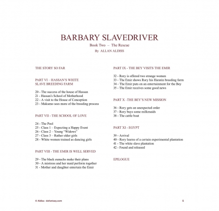 Novel Collection - Allan Aldiss - Barbary Slavedriver 2 [dofantasy, Execution, FD, Blood, Rape]