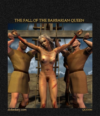 Quoom - The Fall of the Barbarian Queen [dofantasy, Drawing, FD, Blood, Gore]