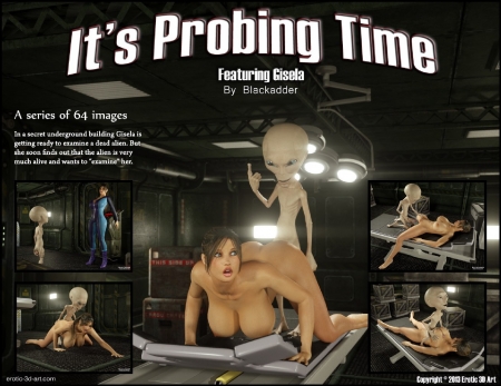 Probing Time [BlackAdder, 3D , anal , big cock, cum ]