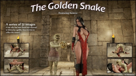 The Golden Snake [BlackAdder, anal , blowjob, 3D , Monster]