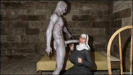 The Nun [BlackAdder, bondage , anal , group, big cock]