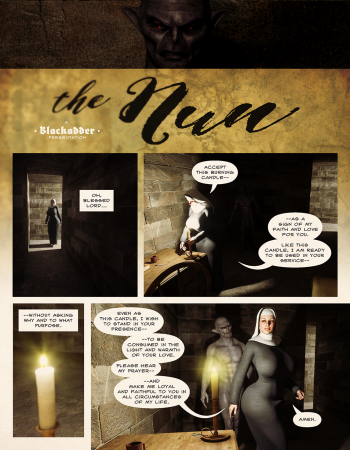 The Nun text(COMIXMILL) [BlackAdder, oral, big tits, 3D , big boobs]