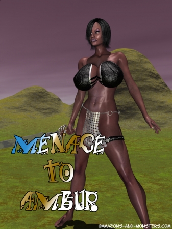 Menace to Ambur [ Amazons-and-Monsters, Domination, Monsters, 3DCG, Big tits]
