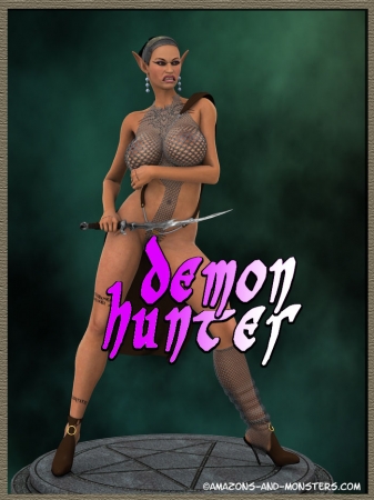 Demon Hunter [ Amazons-and-Monsters, Pregnant, Monsters, Domination, Big tits]