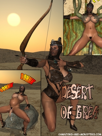 Desert of Brea [ Amazons-and-Monsters, Domination, Big tits, 3DCG, Pregnant]