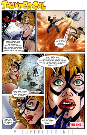 9 Super Heroines - The Magazine 7 [BDSM Fan Comics, Domination, Masochism, english Porn Comix, Porn Comic]