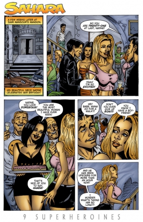 9 Super Heroines - The Magazine 6 [BDSM Fan Comics, Torture, Porn Comic, BDSM, SM]