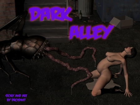 Dark Alley [3dmonsterstories, Aliens, Pregnant, X-ray, Mind control]