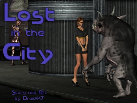 Lost in the City [3dmonsterstories, Aliens, X-ray, Pregnant, Monsters]