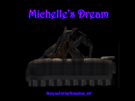 Michelle's Dream [3dmonsterstories, Aliens, Pregnant, 3DCG, X-ray]
