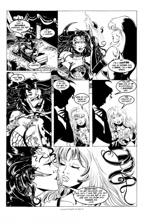 Luxura and Vampfire 001 (1997) [Brainstorm Comics, Teen, DP, DAP, Big Boobs]