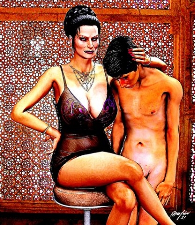 Amazon3DArt - Femdom 3D Art Collection (BDSM Comics) [amazon3dart, femdom, torture, amazon3dart, slavery]