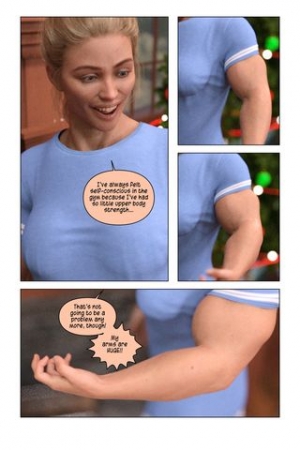 Lingster - Jacked Santa (Extreme Comics) [ lingster, milf, ass expansion, transformation, growth]