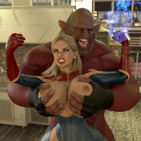 3D Pose - Captain Marvel aliens fight (Extreme Comics) [3d pose, monsters, superheroine, vaginal sex, 3d pose]