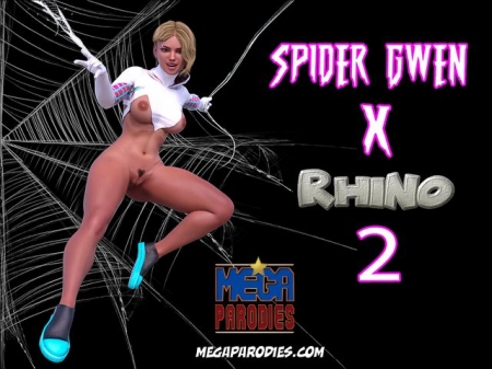 Mega Parodies - Spider Gwen X - Rhino 2 (Extreme Comics) [megaparodies, megaparodies, gwen stacy, monsters, supergirl]
