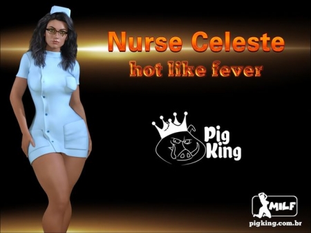 Nurse Celeste – Hot Link Fever (Extreme Comics) [pig king, pig king, blowjob, uniform, big ass]