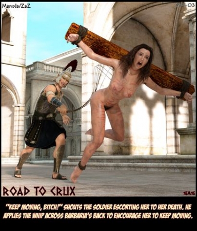 Zaz - Road to Crux (BDSM Comics) [zaz, zaz, slave, slavery, flogging]