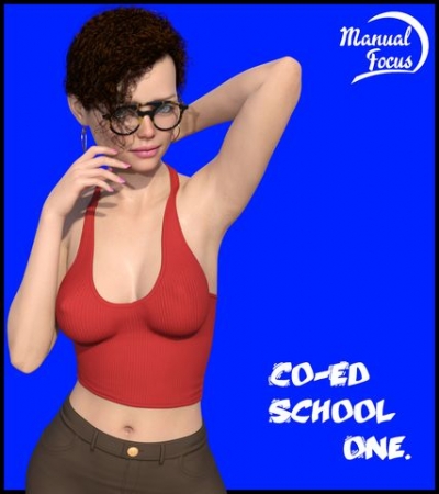Manual Focus - Assorted Co-ed School (Extreme Comics) [manual_focus, masturbation, cunnilingus, treesome, teen]