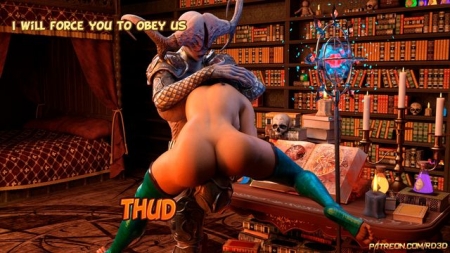 Real-Deal 3D - Lust World (Extreme Comics) [real-deal 3d, orc, inflation, demon girl, monsters]
