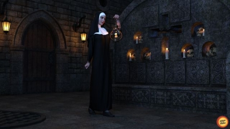 ProneToClone - Anya Taylor-Joy as Nun (extreme comics) [ronetoclone, monsters, nun, bukkake, anya taylor-joy]