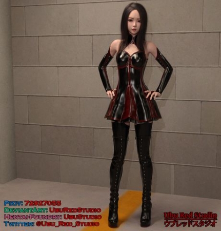 Ubu Red Studio - 3D Artwork Collection  (extreme comics) [ubu red studio, latex, ubu red studio, handcuffs, chastity]