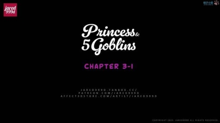 Jared999D - Princess and 5 Goblins 3 [Jared999D, gangbang, slave, mature, lactation]