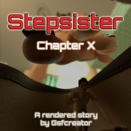 GSFCreator - Stepsister [GSFCreator, mini guy, femdom, brother-sister , footjob]