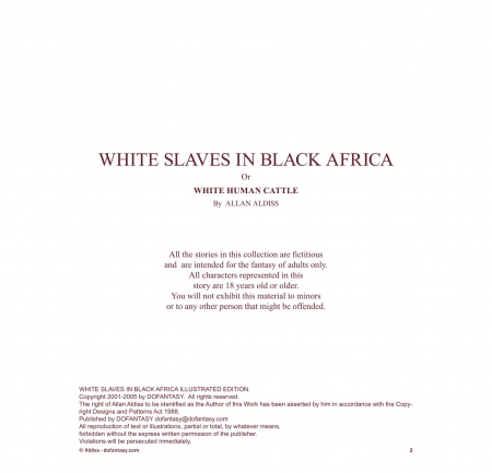 Novel Collection - Allan Aldiss - White Slaves in Black Africa