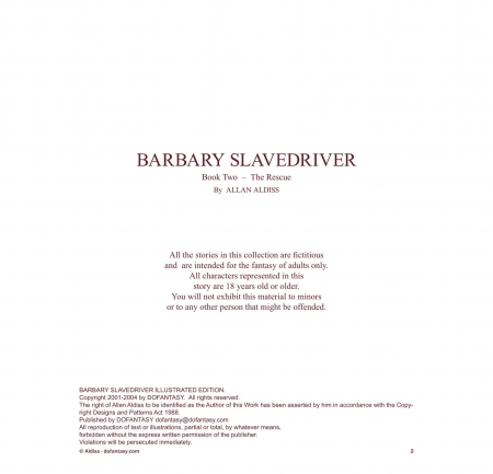 Novel Collection - Allan Aldiss - Barbary Slavedriver 2