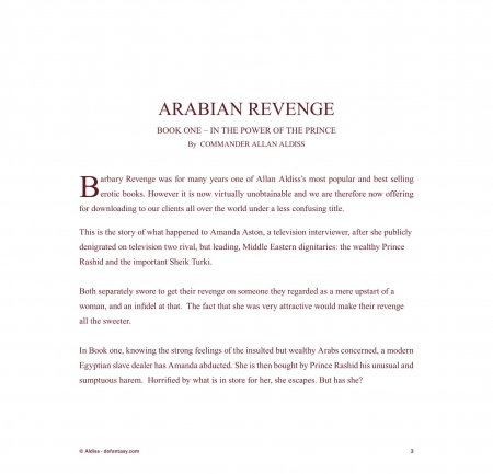 Novel Collection - Allan Aldiss - Arabian Revenge 1 - In the Power of the Prince