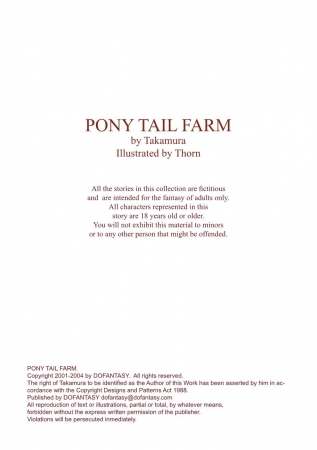 Novel Collection - Takamura - Pony Tail Farms