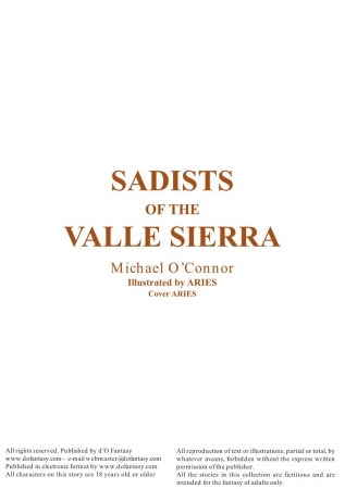 Novel Collection - Michael O'Connor - Sadists Of The Valle Sierra