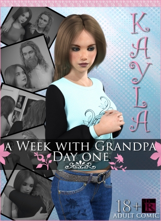 3DRComics - Kayla in A Week with Grandpa - Day 2