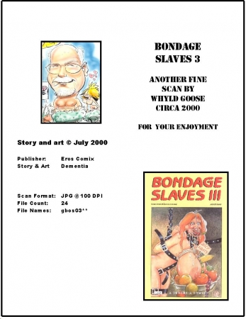 Bondage Slaves 3 (Whylde Goose)- Bdsm porn comics