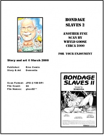Bondage Slaves 2 (Whylde Goose)- Bdsm porn comics