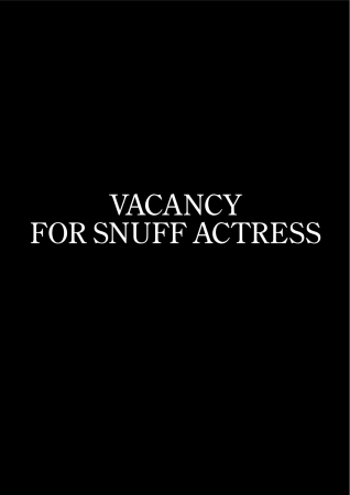 Cagri - Vacancy For Snuff Actress- Bdsm porn comics