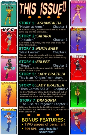 9 Super Heroines - The Magazine 8