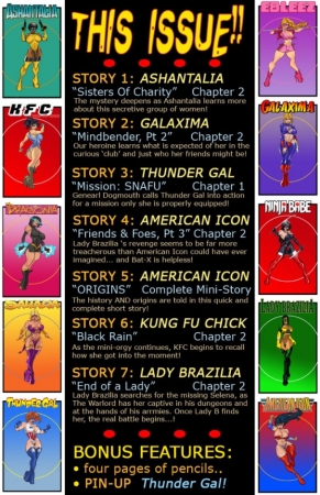 9 Super Heroines - The Magazine 2