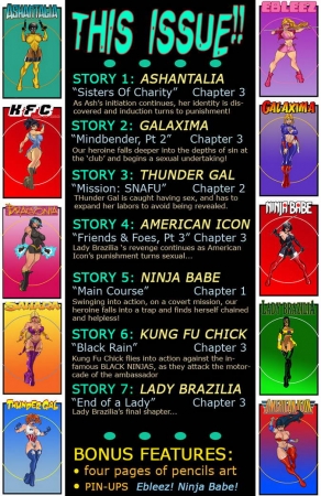 9 Super Heroines - The Magazine 3