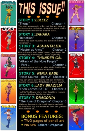 9 Super Heroines - The Magazine 9