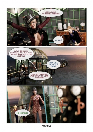 Tawny Tomsen - Berseh & Tawny - Steampunk Adventures- Bdsm porn comics