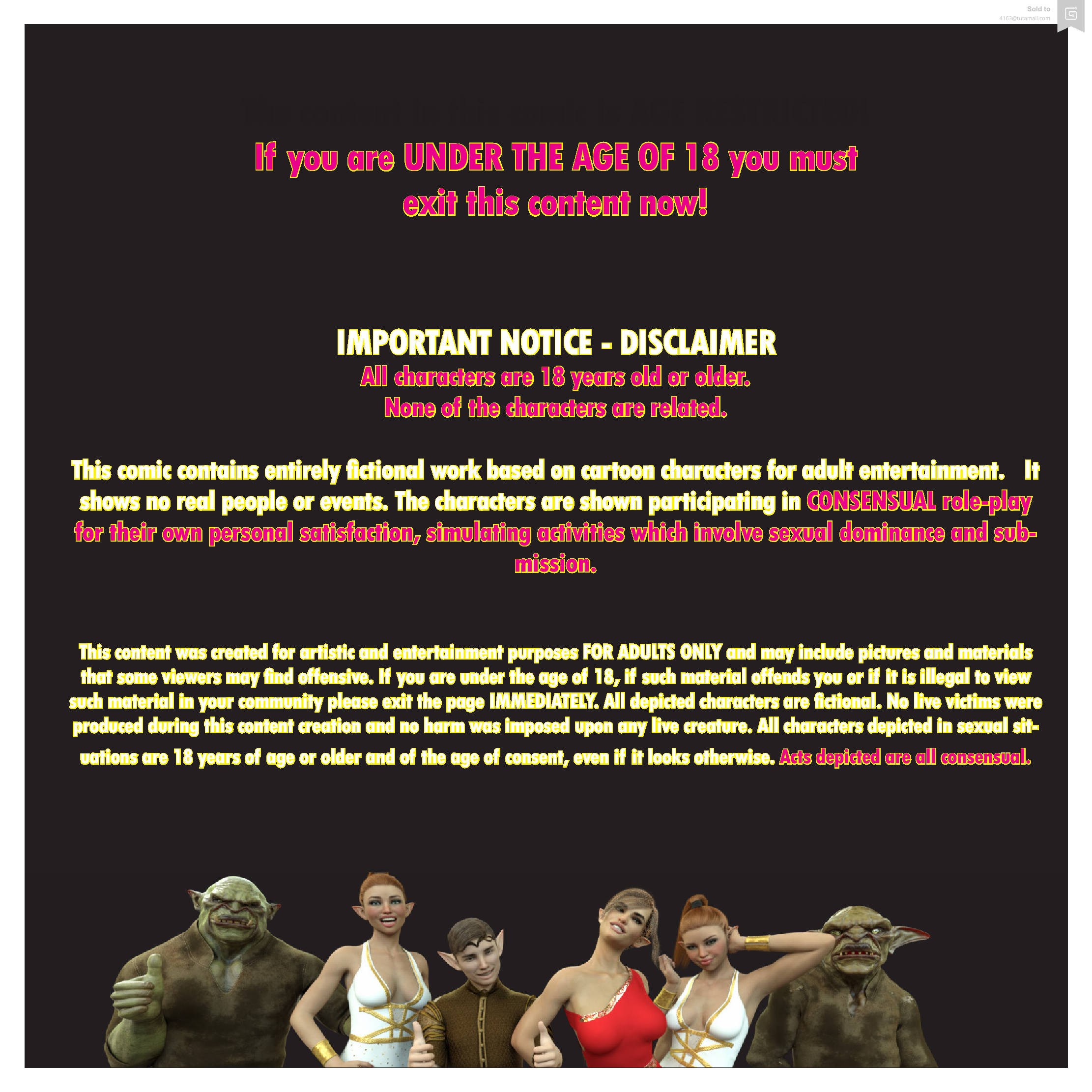 Mercy Magnet - Royal Slaves to the Orc Kingdom 1 new bdsm comics