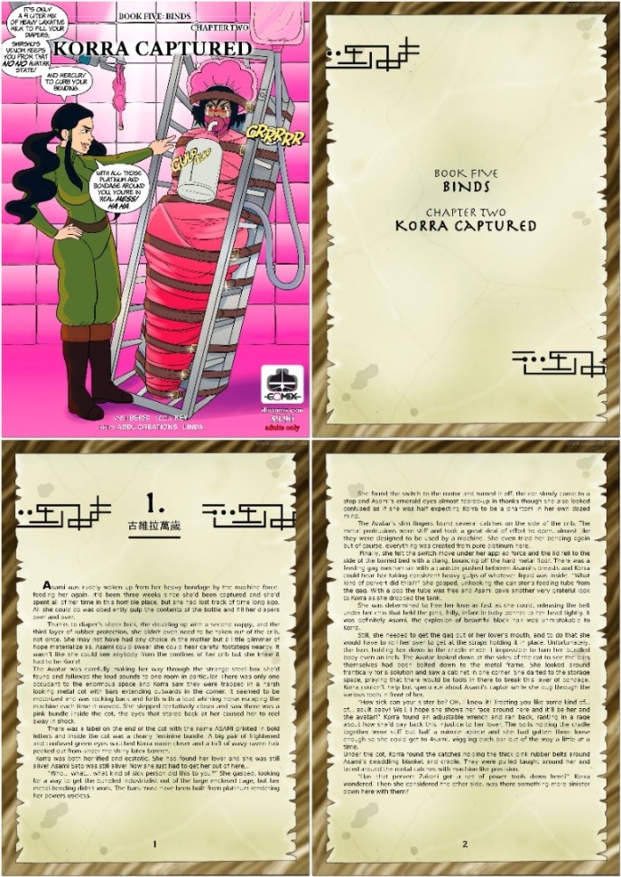 Book Five - Binds 2 - Korra Captured new bdsm comics