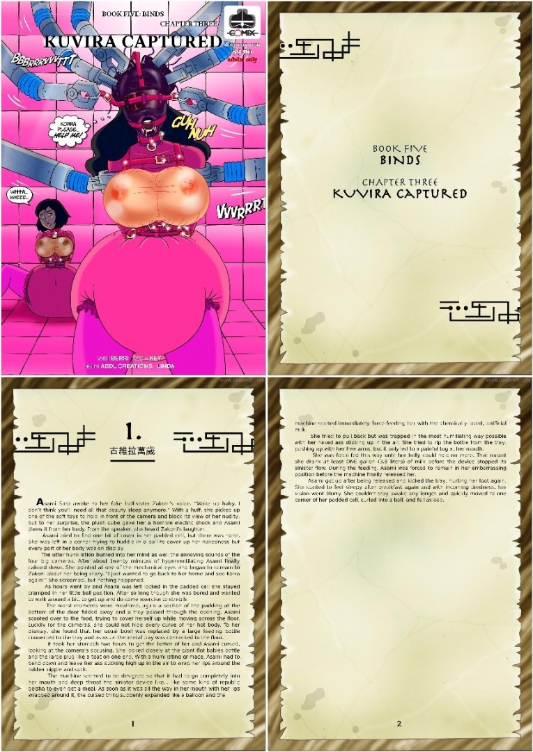 Book Five - Binds 3 - Kuvira Captured new bdsm comics