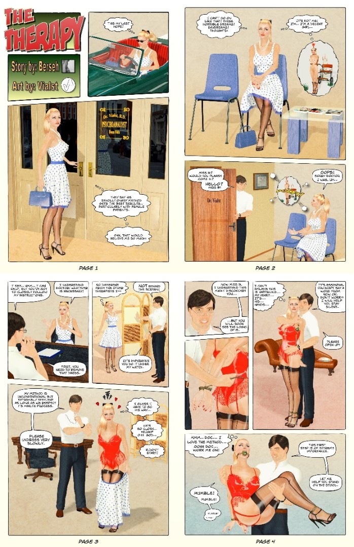 The Therapy I by Berseh & Vialst [extreme sadism porn comics]